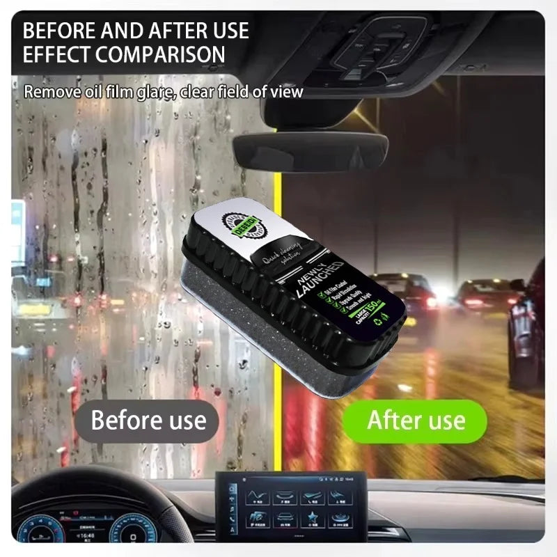 Car Glass Oil Film Remover | Anti-Fog & Polish