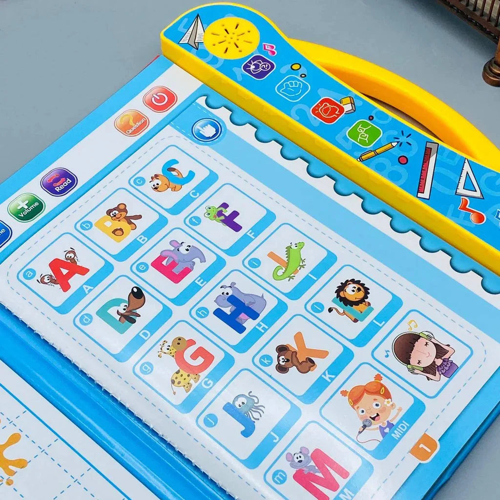 Intelligence Book for Kids | Interactive Sound Book for ABC, 123 & Early Learning