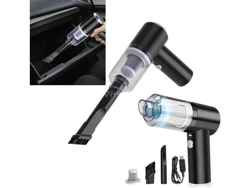 3-in-1 Rechargeable Vacuum Cleaner and Blower | Cleans Every Corner of Home & Car