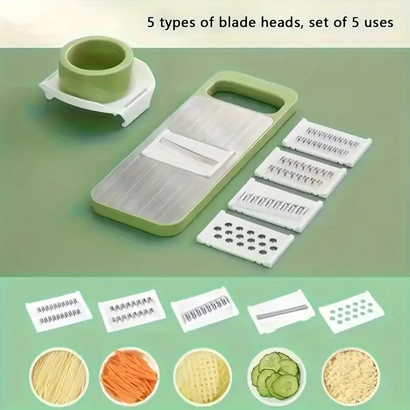 5-in-1 Vegetable Slicer Cutter | Easy & Fast Vegetable Cutting Tool