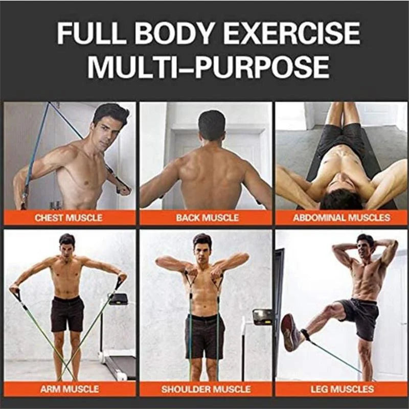 11PCS Resistance Bands Set | Full Body Workout & Fitness