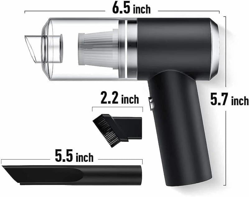 3-in-1 Rechargeable Vacuum Cleaner and Blower | Cleans Every Corner of Home & Car