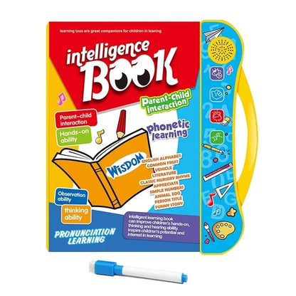 Intelligence Book for Kids | Interactive Sound Book for ABC, 123 & Early Learning