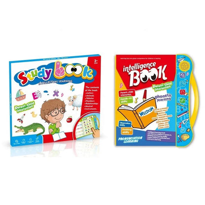 Intelligence Book for Kids | Interactive Sound Book for ABC, 123 & Early Learning