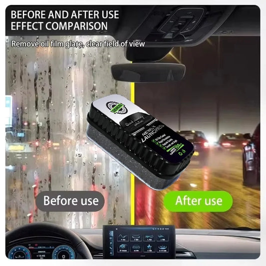Car Glass Oil Film Remover | Anti-Fog & Polish