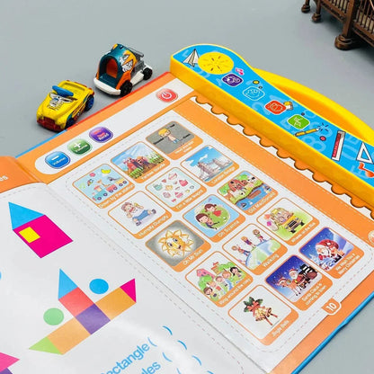 Intelligence Book for Kids | Interactive Sound Book for ABC, 123 & Early Learning