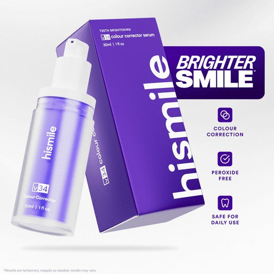 HiSmile V34 Teeth serum | Colour Corrector, Teeth Whitening, Stain Remove