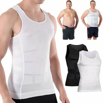 Slimming Shirt For Men | Tummy Control & Slim Body Look