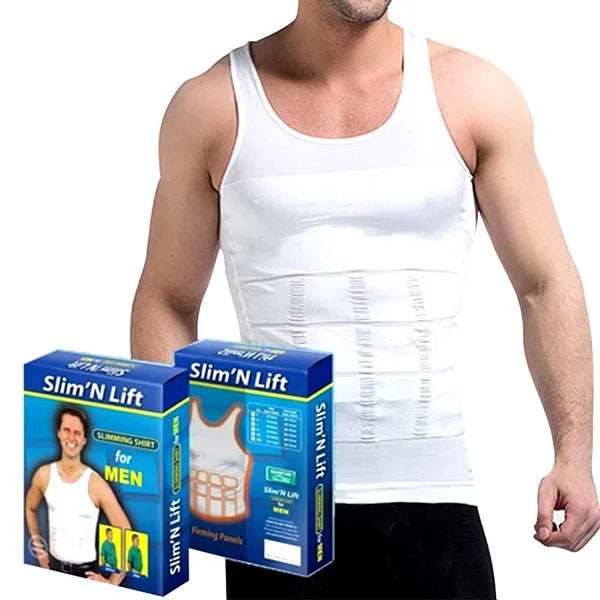 Slimming Shirt For Men | Tummy Control & Slim Body Look