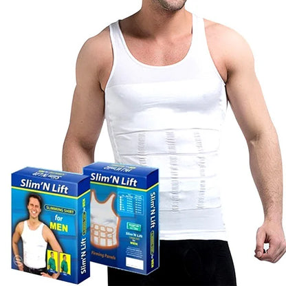 Slimming Shirt For Men | Tummy Control & Slim Body Look